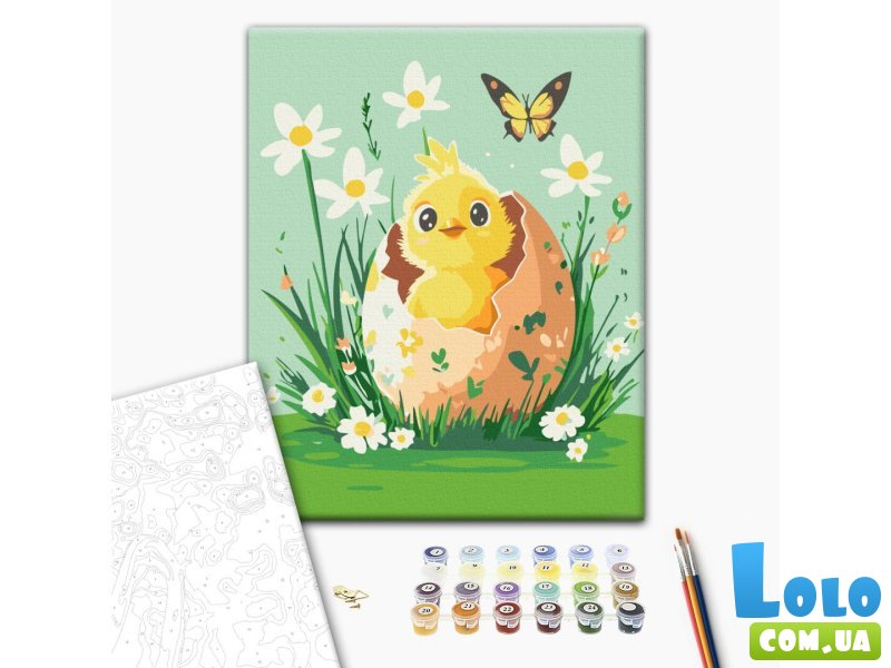 Картина по номерам Цыплёнок, Brushme (30х40 см)