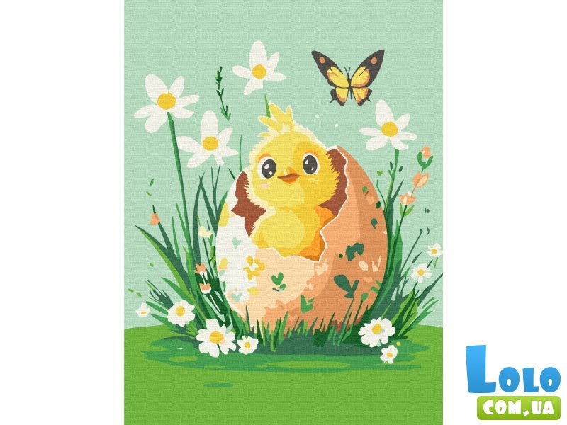 Картина по номерам Цыплёнок, Brushme (30х40 см)