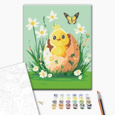 Картина по номерам Цыплёнок, Brushme (30х40 см)