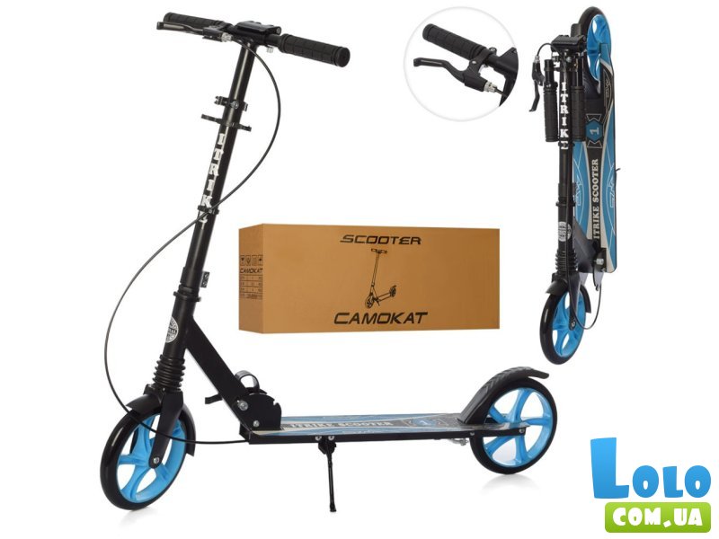 Детский самокат с ручным тормозом, iTrike