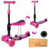 Детский самокат Maxi 3 в 1, iTrike (розовый)