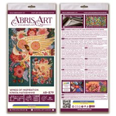 Набор для вышивки бисером Крылья вдохновения, Abris Art