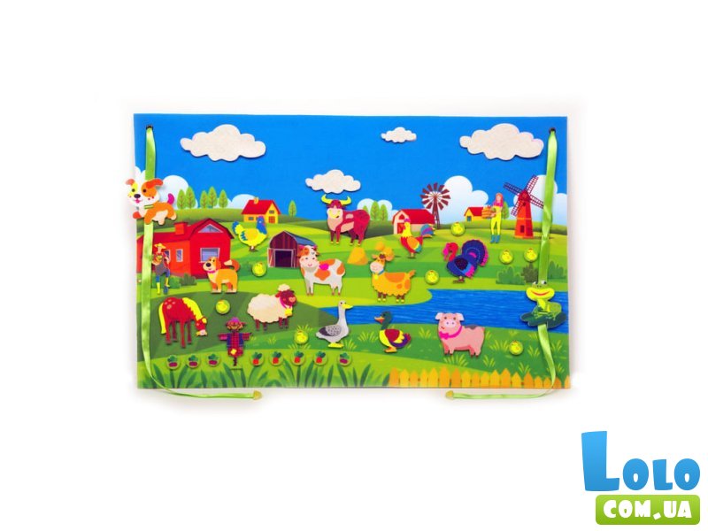 Коврик Путешествие к бабушке с фигурками на липучках, Книжковий хмарочос