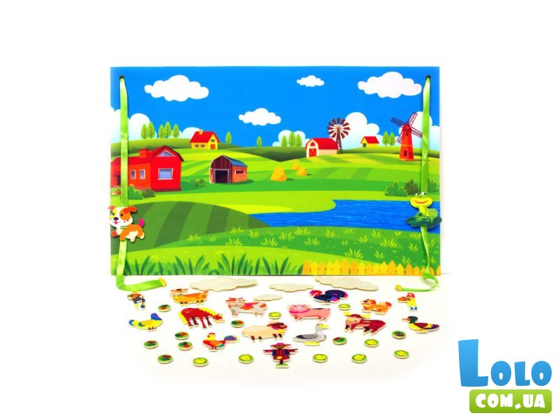 Коврик Путешествие к бабушке с фигурками на липучках, Книжковий хмарочос