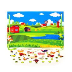 Коврик Путешествие к бабушке с фигурками на липучках, Книжковий хмарочос