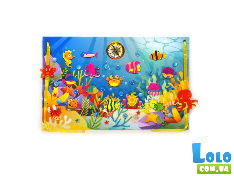 Коврик Загадочный океан с фетровыми фигурками, Книжковий хмарочос