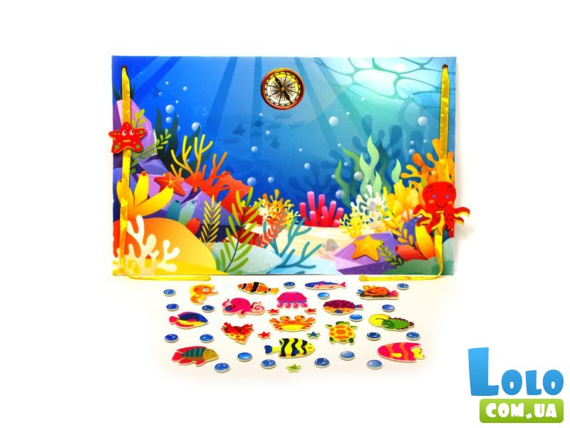 Коврик Загадочный океан с фетровыми фигурками, Книжковий хмарочос