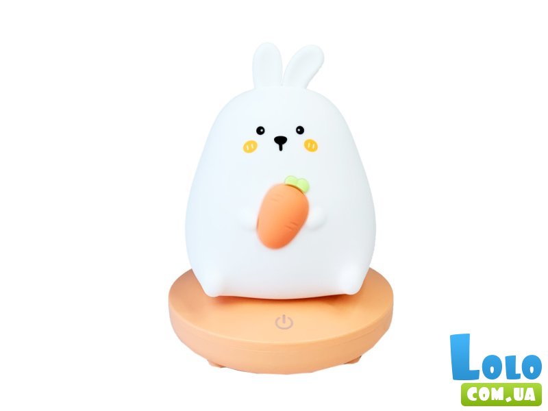 Ночник детский Зайка с морковью, Mega Zayka
