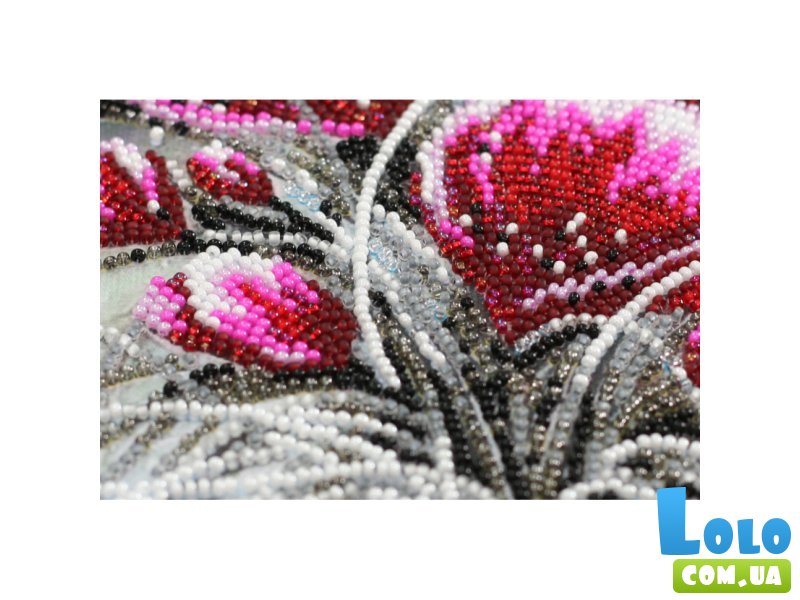 Набор для вышивки бисером Красный изумруд, Abris Art