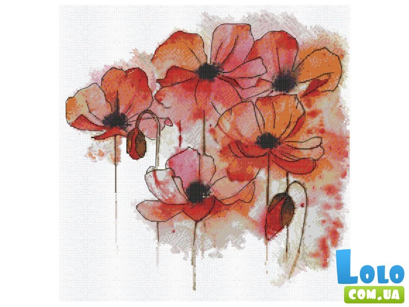 Набор для вышивания крестиком Акварельная фантазия, Abris Art