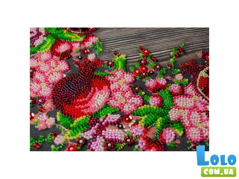 Набор для вышивки бисером Красные гранаты, Abris Art