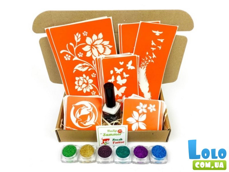 Набор для био-тату Лето, Fresh Tattoo