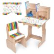 Детская парта со стулом Карандаши, Bambi (коричневый)