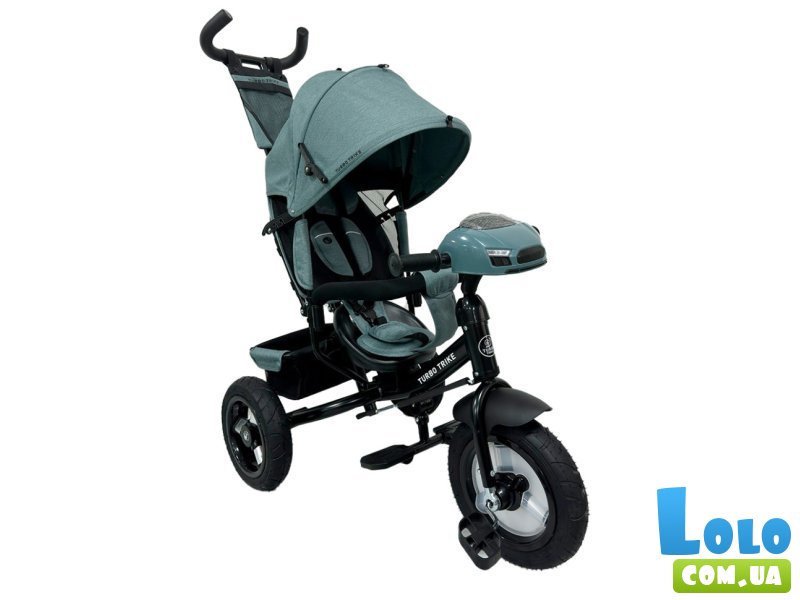 Детский трехколесный велосипед, Turbo Trike (мятный)