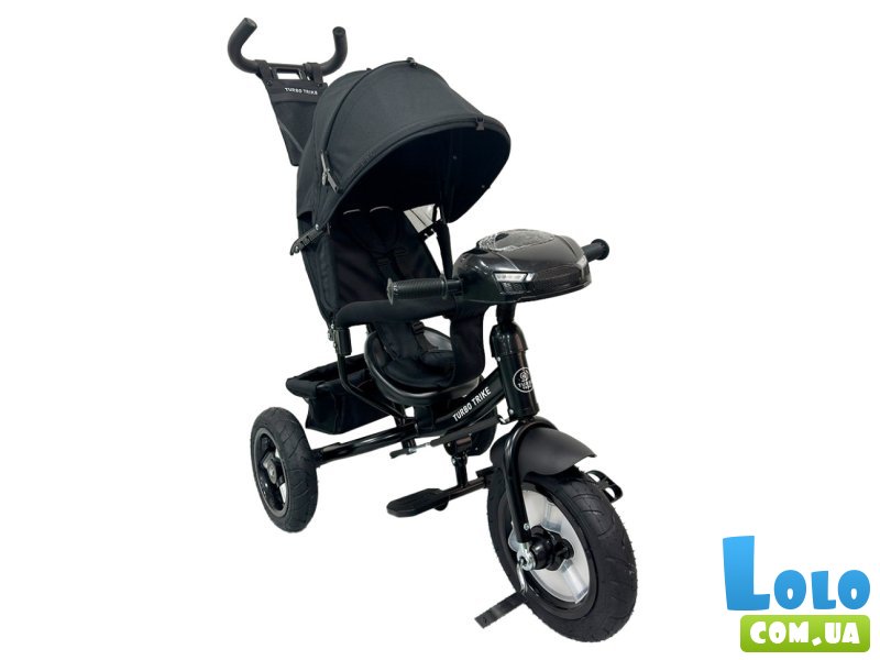 Детский трехколесный велосипед, Turbo Trike (черный)