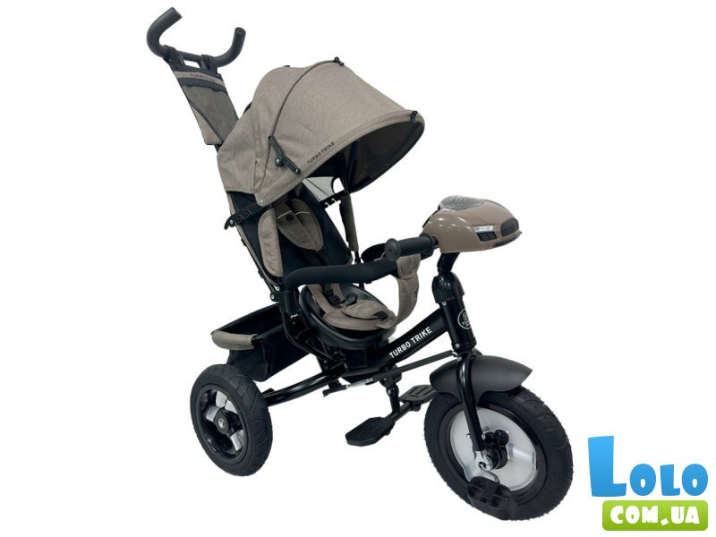 Детский трехколесный велосипед, Turbo Trike (коричневый)
