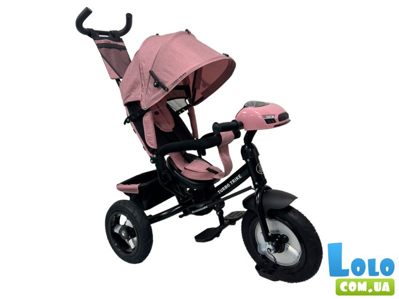Детский трехколесный велосипед, Turbo Trike (розовый)