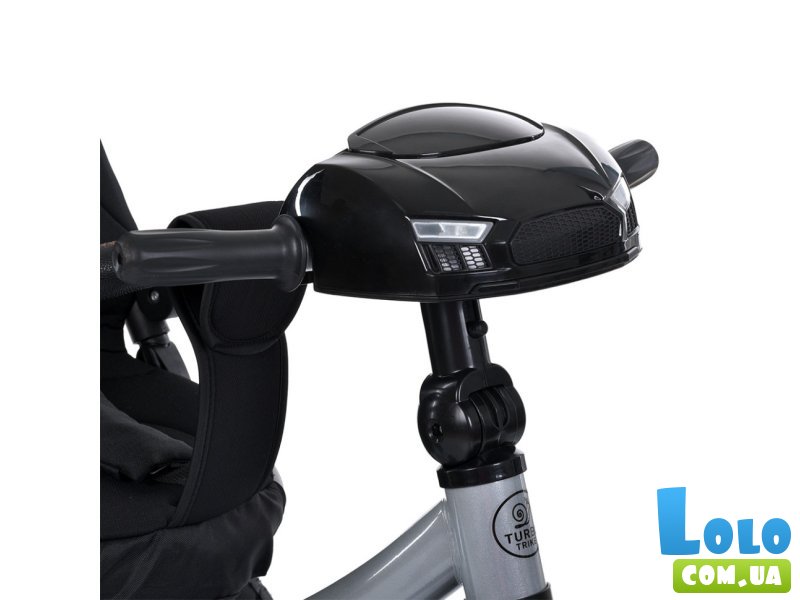 Детский трехколесный велосипед, Turbo Trike (черный)