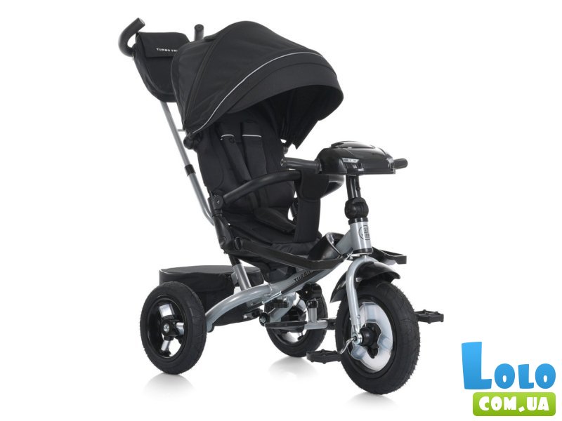 Детский трехколесный велосипед, Turbo Trike (черный)