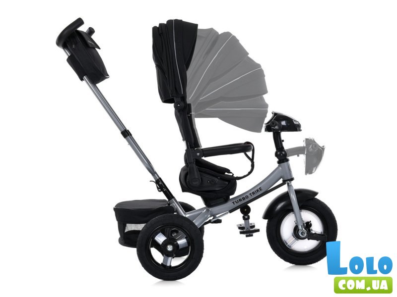 Детский трехколесный велосипед, Turbo Trike (черный)