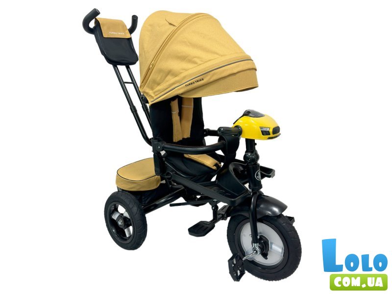 Детский трехколесный велосипед, Turbo Trike (желтый)