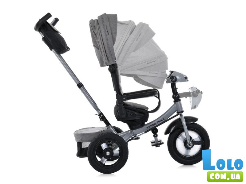 Детский трехколесный велосипед, Turbo Trike (серый)