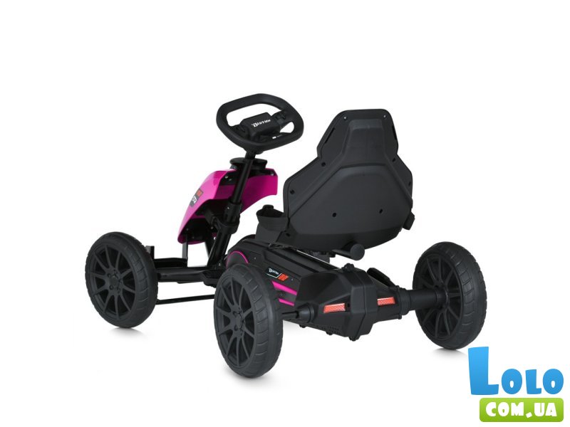 Карт Педальная машина, Bambi (малиновый)