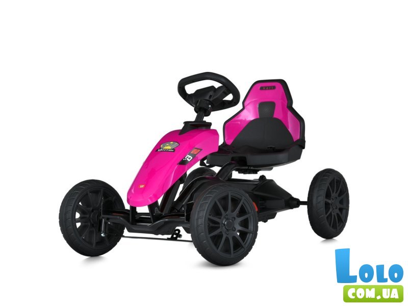 Карт Педальная машина, Bambi (малиновый)