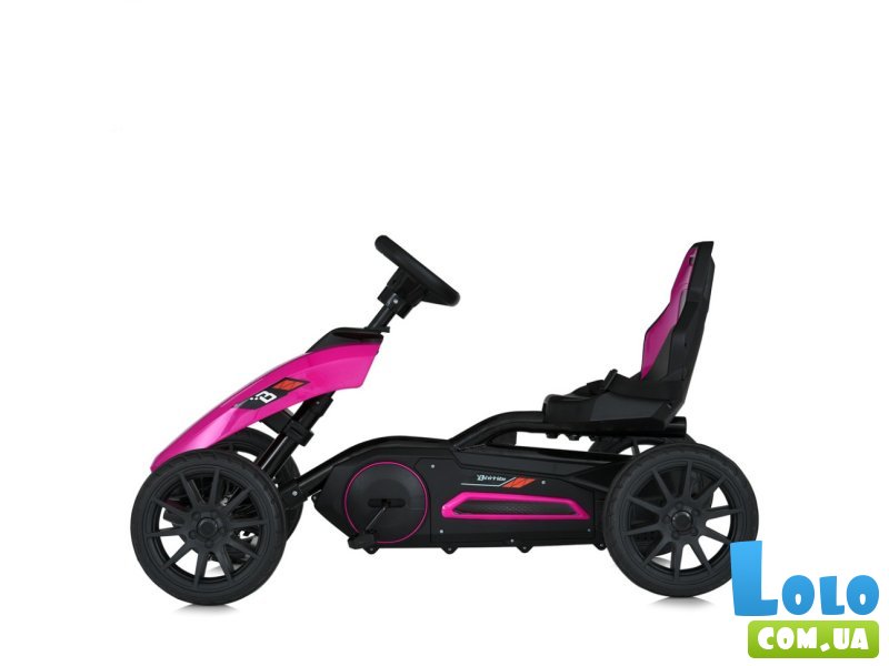 Карт Педальная машина, Bambi (малиновый)