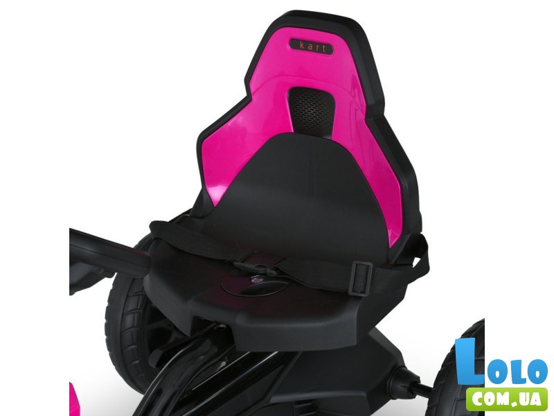 Карт Педальная машина, Bambi (малиновый)