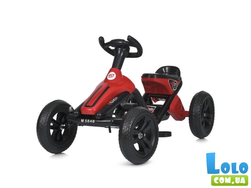 Карт Педальная машина, Bambi (красный)