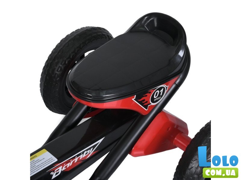 Карт Педальная машина, Bambi (красный)