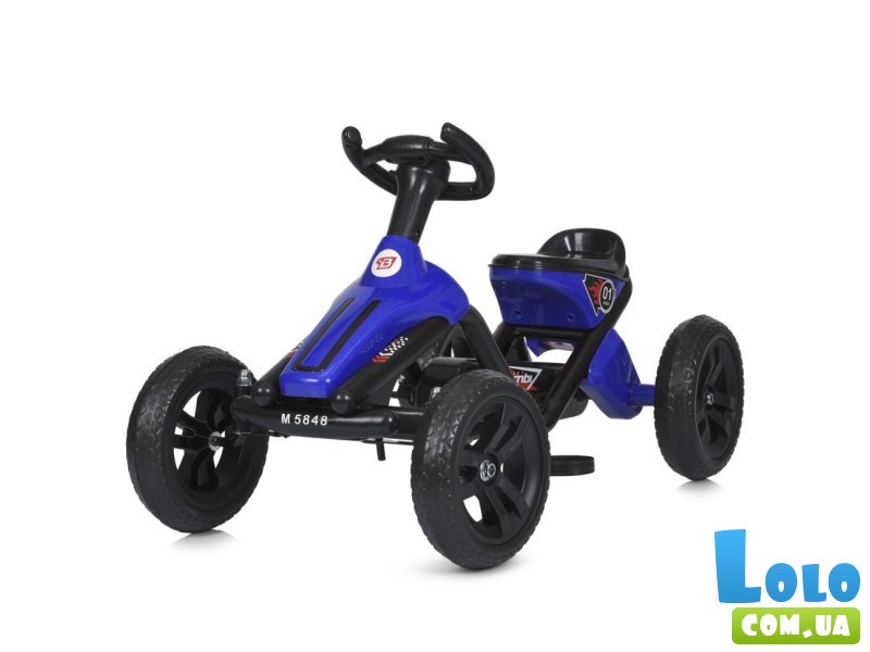 Карт Педальная машина, Bambi (синий)