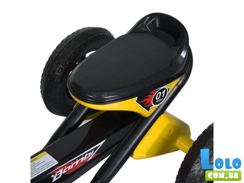 Карт Педальная машина, Bambi (желтый)