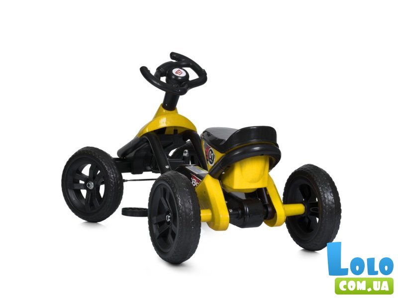 Карт Педальная машина, Bambi (желтый)