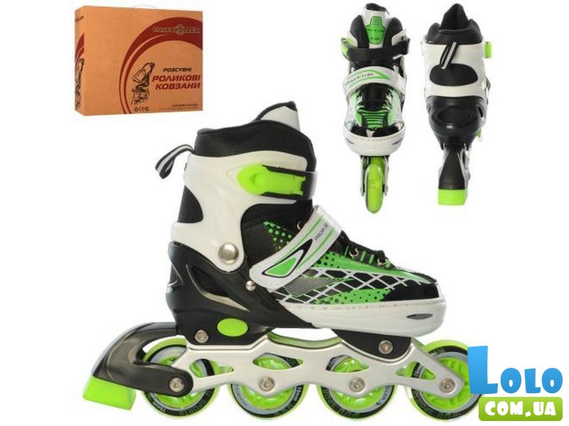 Детские ролики Profi, M (35-38), зеленые