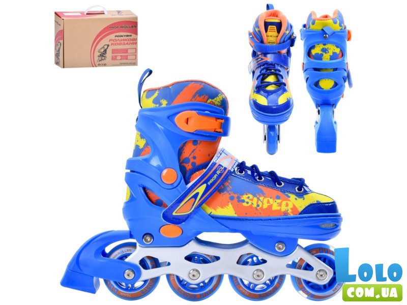 Детские ролики Profi, M (35-38), синие