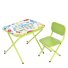 Детский стол со стулом Алфавит, Bambi (зеленый)