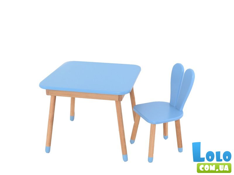 Детский стол со стулом, Bambi (синий)