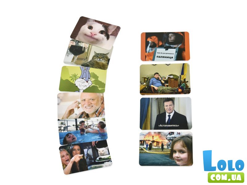 Настольная игра Мемные котики, Strateg (укр.)