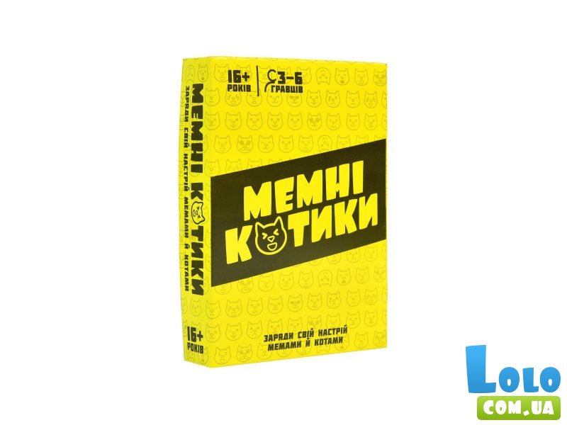 Настольная игра Мемные котики, Strateg (укр.)