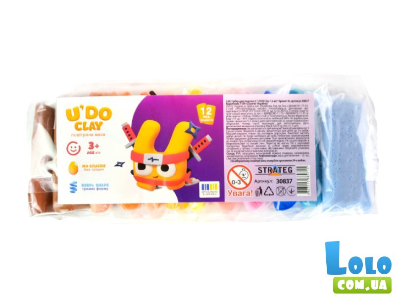 Набор для творчества U'DO Clay, Strateg
