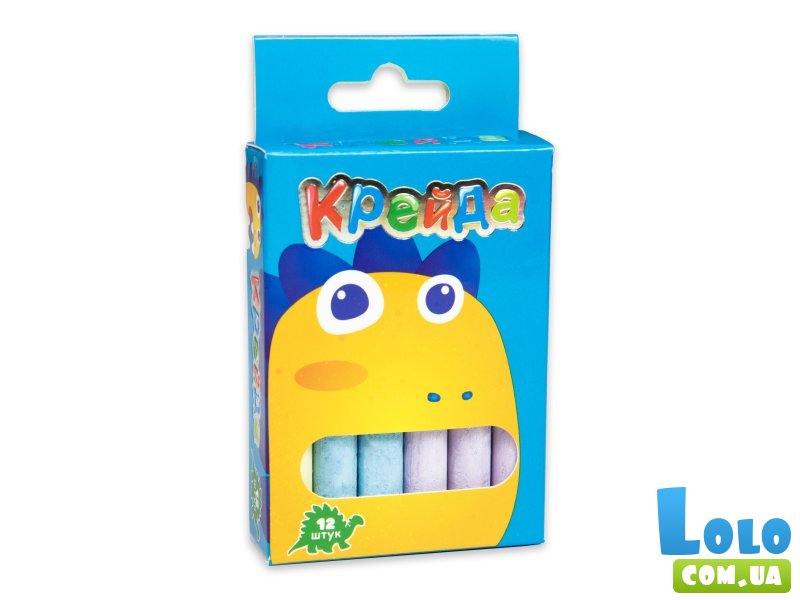 Мел маленький круглый разноцветный, Strateg