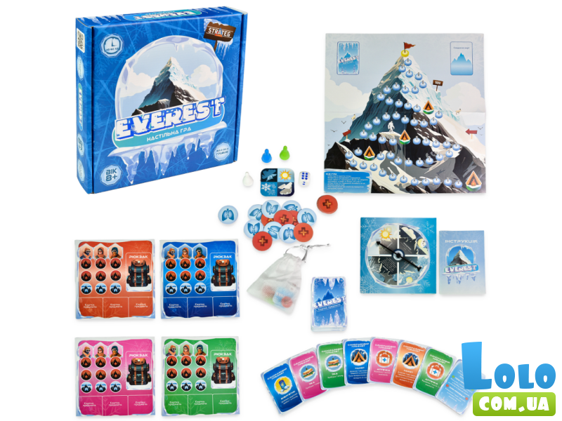 Настольная игра EVEREST, Strateg (укр.)