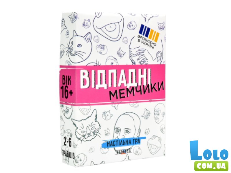 Настольная игра Отпадные мемчики, Strateg (укр.)