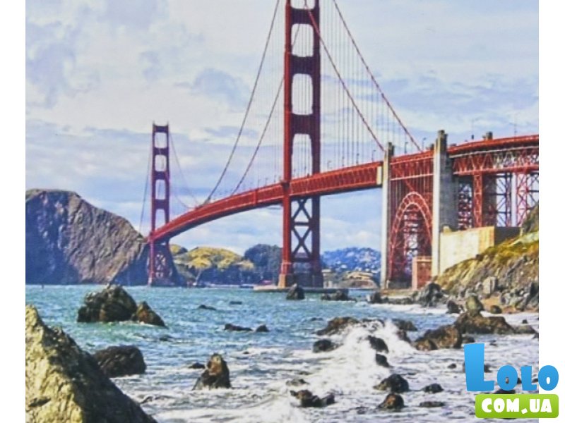 Алмазная мозаика Мост Золотые Ворота, Strateg (30х40 см)