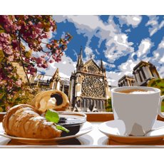 Картина по номерам Завтрак в Лондоне, Strateg (40х50 см)