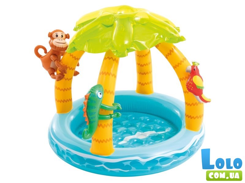 Бассейн надувной Тропический остров