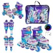 Детские ролики Extreme Motion, S (30-33), голубовато-фиолетовые