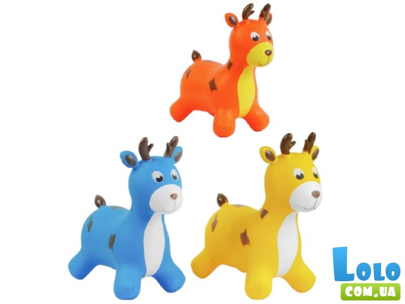 Прыгун резиновый Олень (в ассортименте)